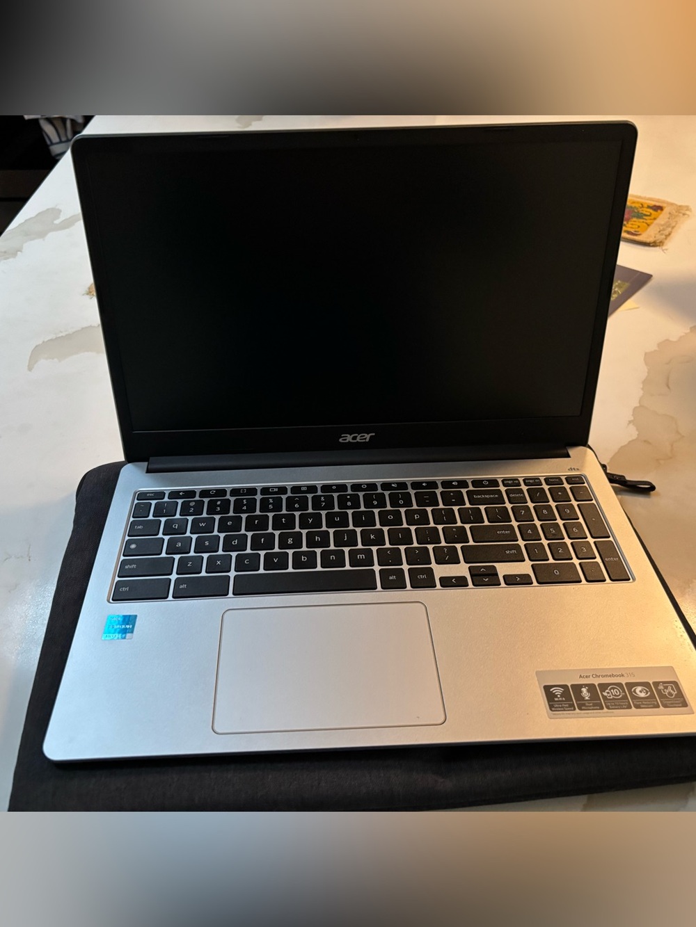 Acer Chromebook 315 Laptop, Celeron N4500, 15.6" Full HD IPS Display, 4GB
